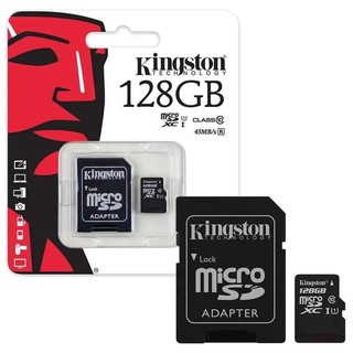 Kingston Memory Card Micro SDHC 128GB Class 10 คิงส์ตัน SD card เมมโมรี่การ์ด SDการ์ด