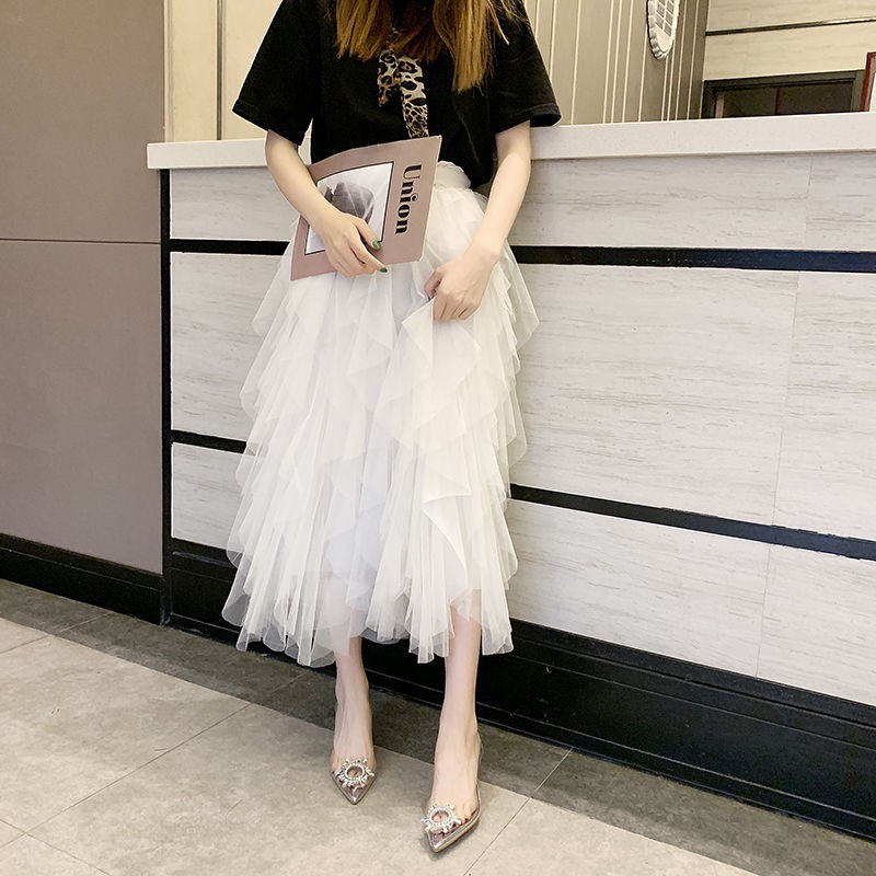 👠 35-42 รองเท้าแตะโปร่งใสหญิง 7 ซม./9 ซม.รองเท้าส้นสูงฤดูร้อนสไตล์ใหม่ Baotou กับเพชร 4142 ขนาดใหญ่ชี้ toe stiletto คริ