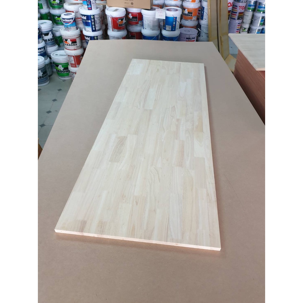 ยางพาราประสาน size M ชั้นวางของ ท๊อปโต๊ะ เกรดAC หนา20มม.ทำ DIY(80-120cm.) - รูปที่ 3