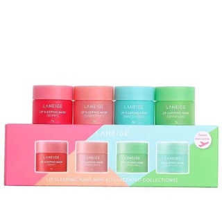 Laneige Set Lip Sleeping Mask 4 ชิ้น (ขนาดชิ้นละ 8g)