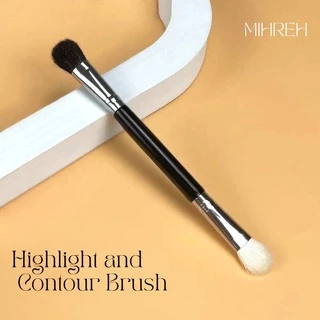 (พร้อมส่ง) แปรงไฮไลท์และคอนทัวร์จมูก 2 in 1 Highlight and Contour Brush (BR35)