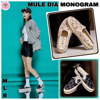 MLB Mule Dia Monogram แท้100%