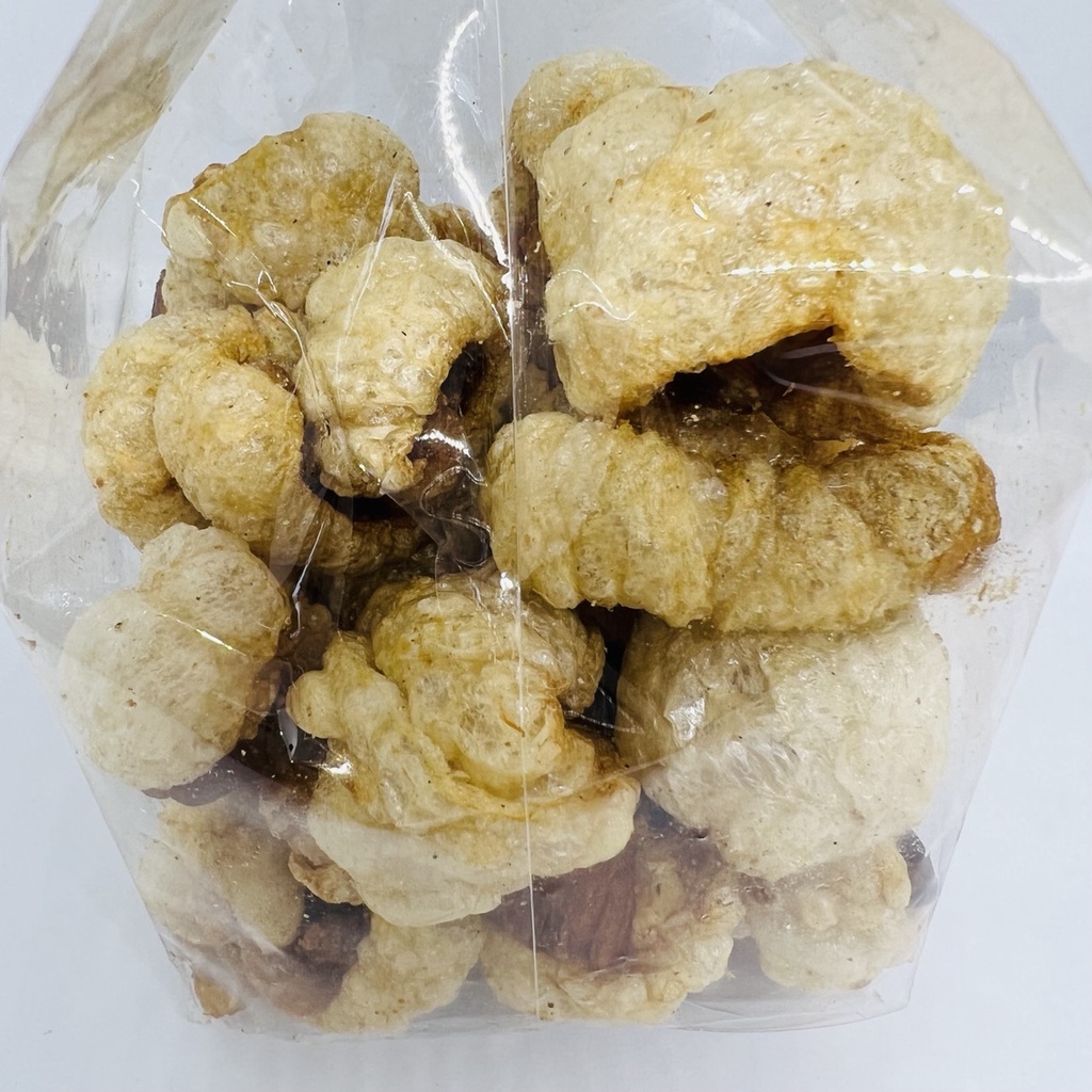 แคบหมู ติดมัน ชิ้นใหญ่ อัมพร ขนาด 200 กรัม  แคบหมูติดมัน แคปหมูติดมัน  เจ้าเก่าตลาดต้นพยอม ทอดใหม่ทุกวัน กรอบ อร่อย - รูปที่ 5