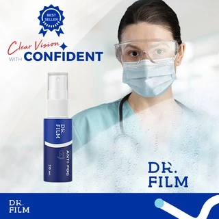 DR.FILM® Anti Fog น้ำยากันหมอก กันฝ้า ขนาด 20 มิล. ใสชัด ปลอดภัย ไม่ระคายเคืองดวงตา ผ่านการทดสอบแล้ว