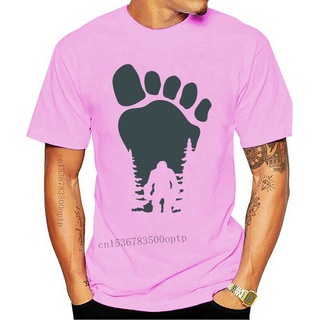 เสื้อยืดคอกลม แขนสั้น ผ้าฝ้าย พิมพ์ลาย Sasquatch Yetis Bigfoot Kawaii Sunlight สําหรับผู้ชาย