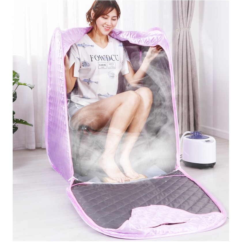 ตู้อบซาวน่าพับเก็บได้ อบสมุนไพรไอน้ำ อบไอน้ำ อบอยู่ไฟหลังคลอด ลดน้ำหนักเครื่องทำ สปากระโจม อบไอน้ำซาวน่า - รูปที่ 3