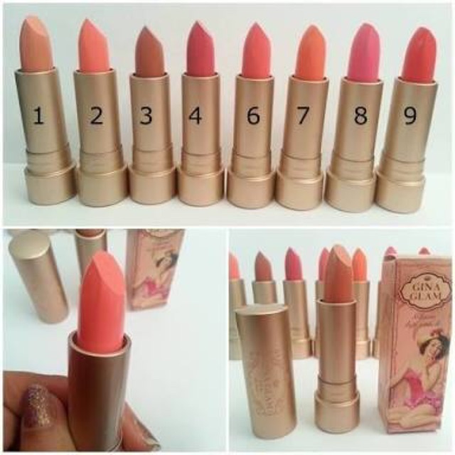 ลิปสติกเนื้อแมท Gina Glam