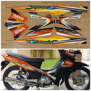 Hitam Jupiter Z 2005 ORANGE สติกเกอร์ สีดําส้ม สําหรับติดตกแต่งรถจักรยานยนต์