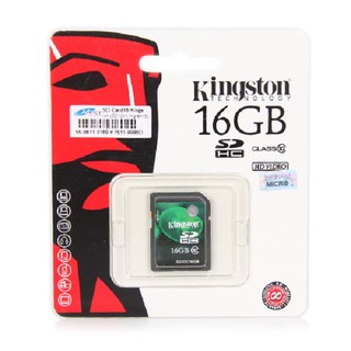 Kingston SD Card 16GB (SD10V, Class 10)