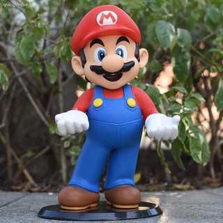 Figure ของสะสม โมเดลตัวการ์ตูน﹍❐☃Super Mary Mario Hand-made 45cm Joint Movable Large Model Decoration ตุ๊กตาของเล่น ตุ๊ก