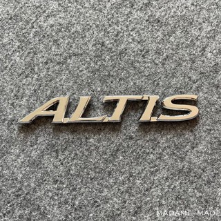 โลโก้ ALTIS TOYOTA COROLLA 2002-2007 ขนาด 15.5x2.4cm