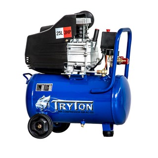 **ส่งฟรี** TRYTON ปั๊มลมโรตารี่ 25ลิตร 3แรงม้า