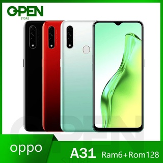 สมาร์ทโฟน  Oppo A31 4+128GB+ กล้อง Triple Camera + จอกว้าง 6.5"  โทรศัพท์มือถือ Oppo(ออปโป้)