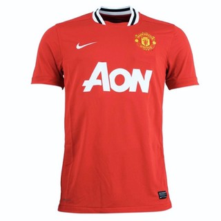 Manchester United 2011/2012 เสื้อบอลแมนยูย้อนยุค เสื้อแมนยูย้อนยุค เสื้อแมนยู Aon เสื้อแมนยูรุ่นเก่า Manu Retro