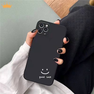 เคสโทรศัพท์ซิลิโคน ลายหน้ายิ้ม เรียบง่าย สําหรับ OPPO A79 F5 A73 A75 F7 A5 A3S A12E F9 F9Pro A7 A5S A12S A1K A8 A9 2020 A52 A72 A59 A83 F11Pro F11 A37 OPPOA5 OPPOA7 OPPO A