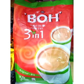 BOH ชาชักโด่งดังในมาเล หอมกรุ่น BOH 3 in1 แพ็ค 30 ซอง