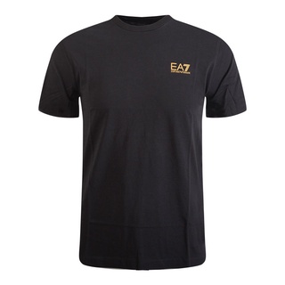 Emporio Armani Armani Ea7 เสื้อยืดลําลองสําหรับผู้ชายแขนสั้นคอกลม 8Npt51 ชุดลำลอง