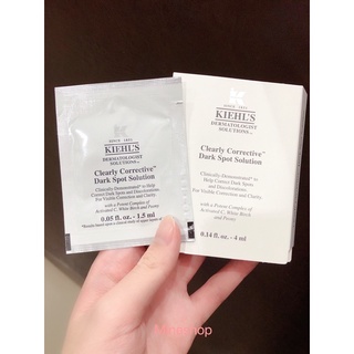 เทสเตอร์KIEHL’S Clearly Corrective Dark Spot Solution ของเเท้💯% (1.5 ml. ,4 ml.)