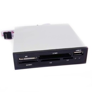 All in1 Desktop Card Reader Internal 3.5 แบบพลาสติก