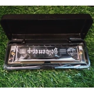 [โค้ดส่วนลด-📸] เมาท์ออแกน Harmonica ฮาร์โมนิก้า Harmonica Golden Cup 10 ช่อง เลือกคีย์ได้ สีเงิน