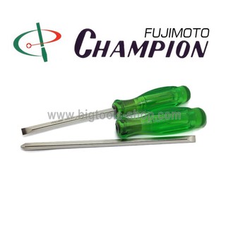 แชมเปี้ยน : ไขควง หัวสลับ แกนขาว Champion : 2 Way Screw Driver