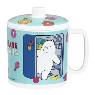 FREE HOME ถ้วยหู+ฝา 4 นิ้ว SUPERWARE WE BARE BEARS แก้วน้ำดื่ม แก้ว