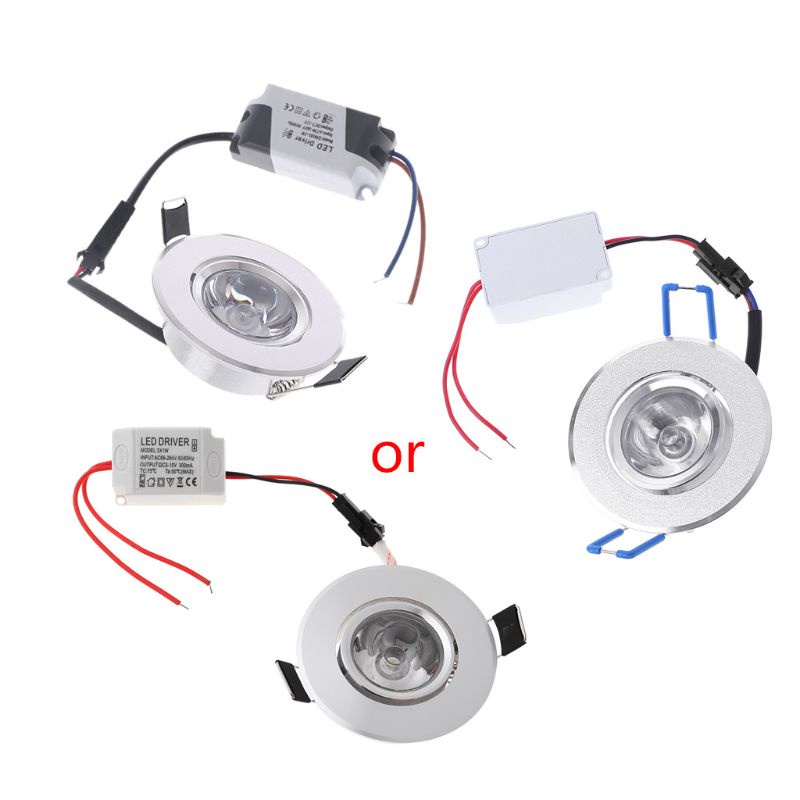 1W LED Lights 85-265V Cabinet Mini Downlight Spot Ceiling Lamp