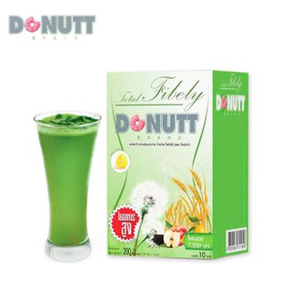 DONUTT Fibety ผลิตภัณฑ์เสริมอาหารโทเทิล ไฟบีลี่ ช่วยเรื่องระบบขับถ่าย แก้ปัญหาท้องผูก ล้างสารพิษ บรรจุ 10 ซอง x 1 กล่อง