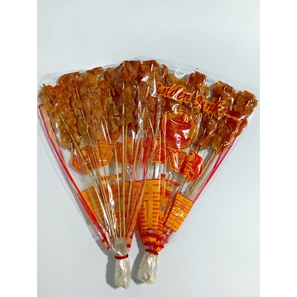 ปลาหวาน ปลาหวานเสียบไม้ ยกลัง 120 ถุง ตกถุงละ 7.9 บาท