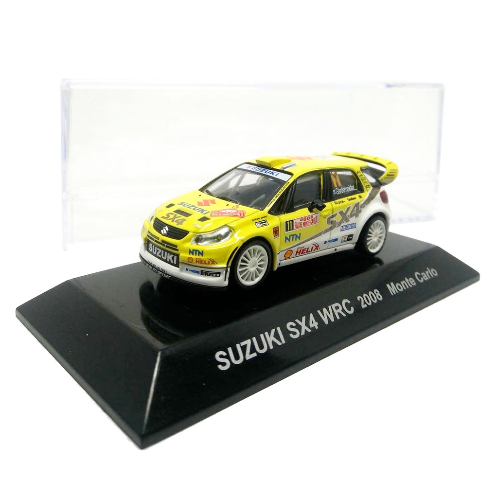 CM's Suzuki SX4 WRC 2008 Monte Carlo no.11 Gardemeister โมเดลรถเหล็กสะสม 1/64 (7 cm) นอกแพค แถมฟรีกล