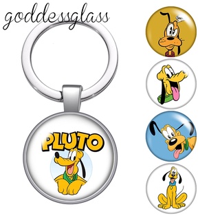 พวงกุญแจรถยนต์ รูป Disney Mickey Friends Pluto น่ารัก เหมาะกับของขวัญ สําหรับห้อยกระเป๋า
