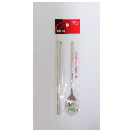 พร้อมส่ง​ 스푼과 젓가락 ชุดช้อนตะเกียบเกาหลี (สแตนเลส) Spoon and chopsticks(Stainless steel) 1 ชุด - รูปที่ 2