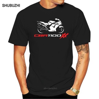 เสื้อยืดโอเวอร์ไซส์เสื้อยืด พิมพ์ลายกราฟฟิค Forbike Hon Cbr 1100 Xx Super Blackbird ทรงหลวม เหมาะกับของขวัญฮาโลวีน สําหร