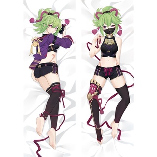 ปลอกหมอน ลายการ์ตูนอนิเมะ Dakimakura Genshin Impact Kuki Shinobu Noelle แฮนด์เมด