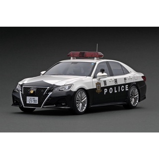 Ignition Model : IG2190 1/18 Toyota Crown (GRS214) Tokyo Police Express way Traffic Police Unit #17