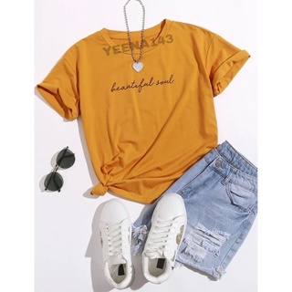 จิตวิญญาณที่สวยงาม UNISEX คําแถลงความงาม TSHIRT TEES 2Ka