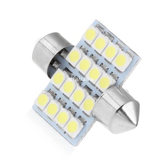 【MT】ไฟ Led 3528 16SMD 31 มม. สําหรับติดป้ายทะเบียนรถยนต์ 1 ชิ้น