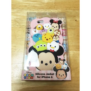 เคสมือถือไอโฟน iphone 6/6s Disney Minnie Mouse สีชมพู Silicone Jacket มือหนึ่ง