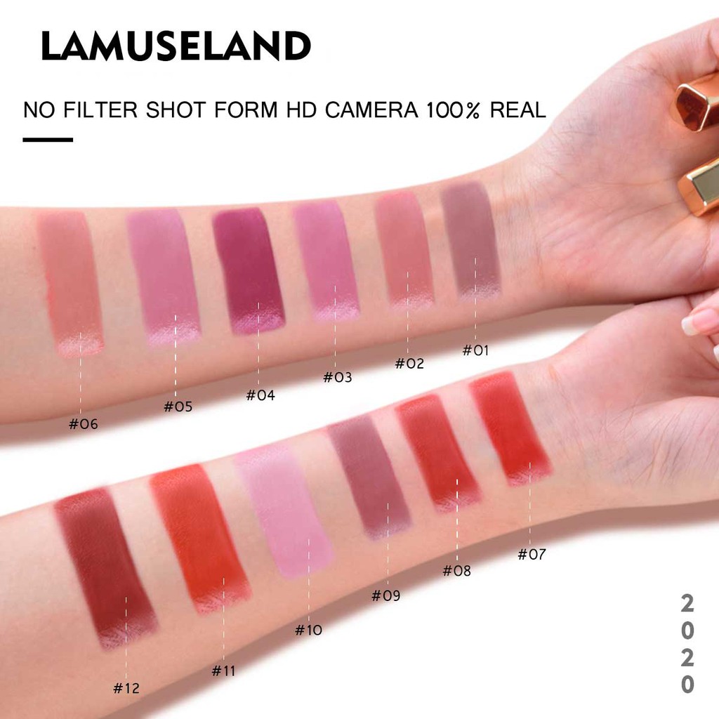 Lamuseland ลิปกลอส เนิ้อกำมะหยี่ LA0005 #8