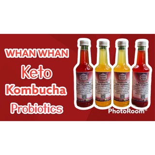 คีโต Keto คอมบูชาคีโต WHAN WHAN kombucha หมักนานกว่า 21วัน  บรรจุขวดแก้ว 250mlยอดขายกว่า4พันขวด ผลิตภัณฑ์otopมั่นใจต้อง⭐