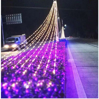 LO HOMEไฟประดับ ไฟกระพริบ led 100ดวง ยาว10m ไฟตกแต่ง 100led ไฟแต่งสวน ไฟหิ่งห้อย ไฟนางฟ้า ไฟหยดน้ำ ไฟปีใหม่ ไฟคริสมาสต์