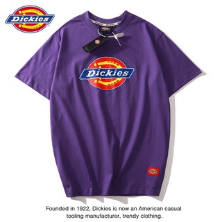 เสื้อยืดแขนสั้นพิมพ์ลาย Dickies แฟชั่น Unisex