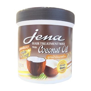 Jena hair treatment wax with Coconut Oil สูตรน้ำมันมะพร้าวเคลือบเงา