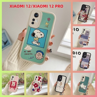 เคส Xiaomi Mi12 Mi12 Pro เคสโทรศัพท์ซิลิโคนกันกระแทก สนูปปี้. ลายน่ารัก KLQ