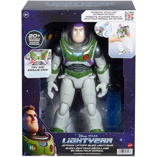 Mattel Disney Pixar Lightyear Jetpack Liftoff Buzz Lightyear (HHK15) บัซ ไลท์เยียร์ สเกล 12 นิ้ว และ เจ็ทแพคพ่นควันได้