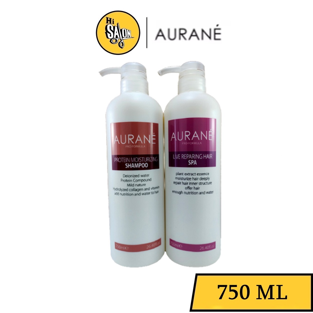 Aurane Protein Moisturizing Shampoo / Spa ออเรน โปรทีน มอยเจอร์ไรซิ่ง แชมพู / สปา แชมพู 750 มล