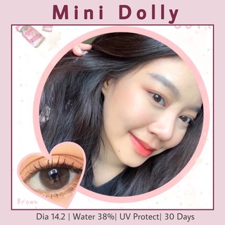 🇰🇷 Wink : Mini dolly Brown Dia 14.2-14.3 สายตาปกติ - 10.00