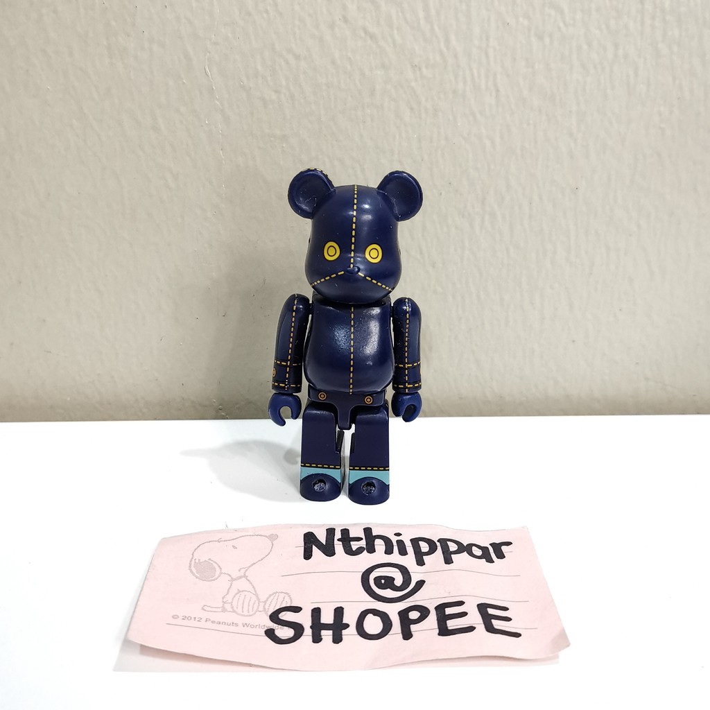 +++ ขาย Bearbrick Be@rbrick Kubrick Series 5 Blue Denim Pattern ตั้งโชว์ ของแท้ พร้อมส่ง +++Medicom