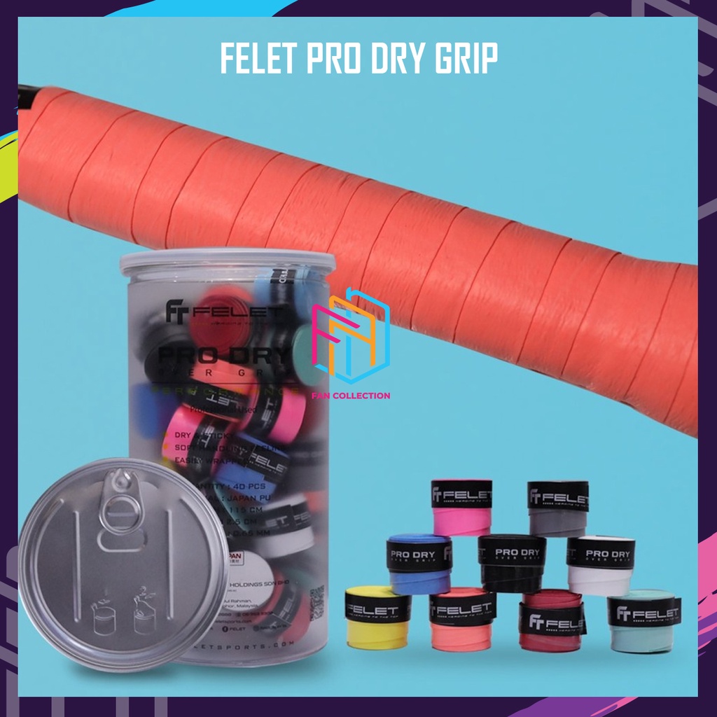 FELET PRO DRY OVER GRIP JAPAN GRIP FELET GRIP BADMINTON ORIGINAL