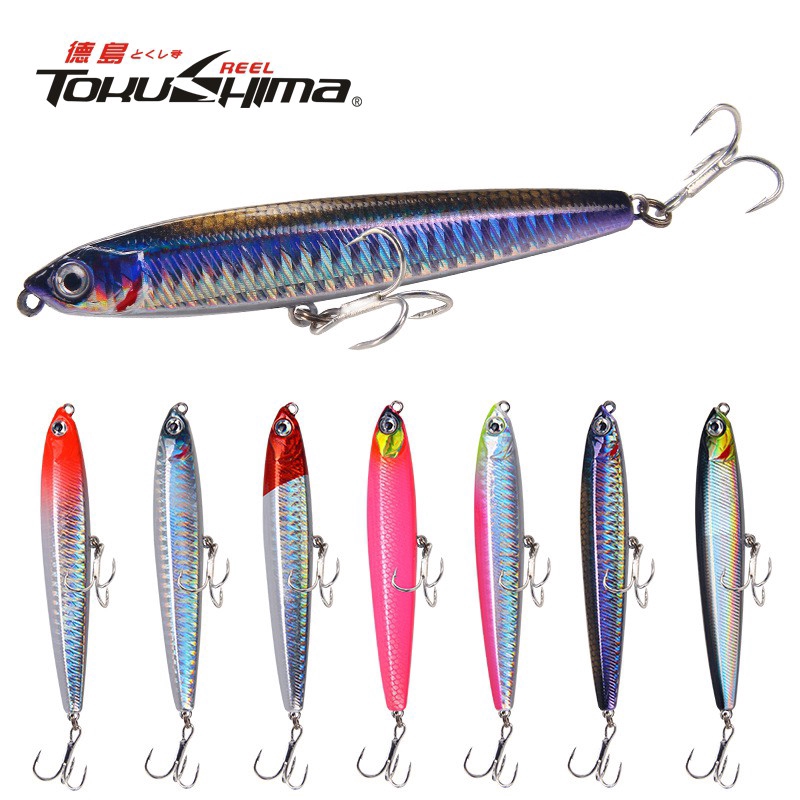 เหยื่อปลอม อุปกรณ์ตกปลา 10/14/18/24g เหยื่อตกปลา Heavy Sinking Minnow Plastic Bait เหยื่อปลา เหยื่อตกปลาช่อน ตกปลา เหยือตกปลา เหยื่อปลอมตกปลา รอกตีเหยื่อปลอม ตะขอ เหยื่อตกปลานิล